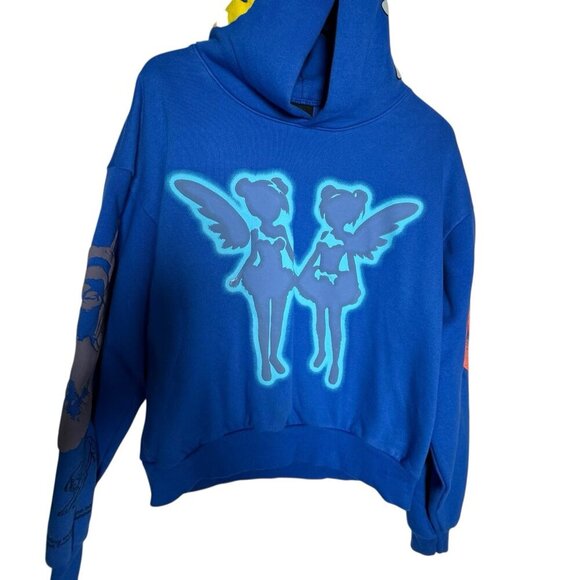 Drake FATD For All The Dogs Hoodie Blue Mens size small Sweatshirt Related - Picture 3 of 11